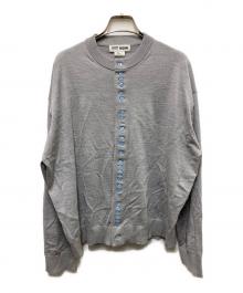 TTT MSW（ティー）の古着「Crew-neck Cardigan」｜グレー