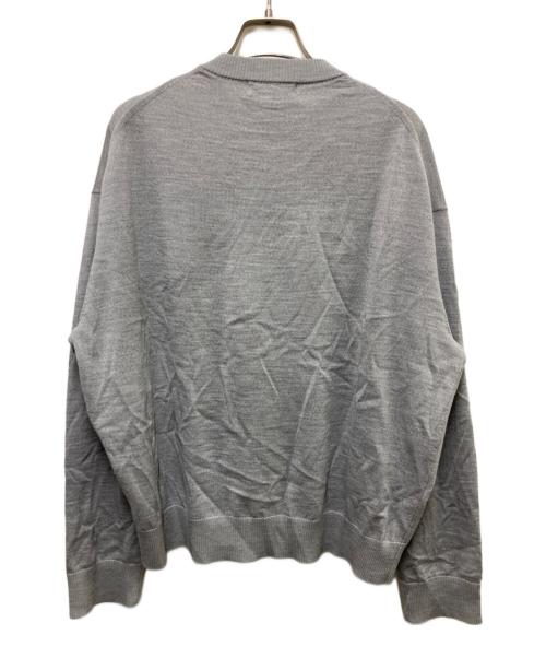 TTT MSW（ティー）TTT MSW (ティー) Crew-neck Cardigan グレー サイズ:Mの古着・服飾アイテム
