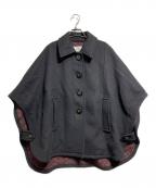 COACHコーチ）の古着「ケープポンチョコート/ Cape Poncho Coat」｜ブラック