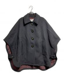 COACH（コーチ）の古着「ケープポンチョコート/ Cape Poncho Coat」｜ブラック