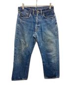 LEVI'Sリーバイス）の古着「70s 66前期デニムパンツ」｜インディゴ