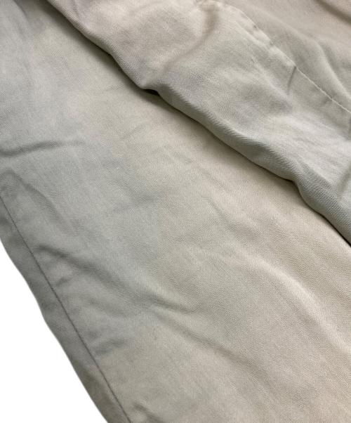 USED（USED）USED (USED) ギャバジンボンバージャケット カーキ×ベージュ サイズ:不明の古着・服飾アイテム