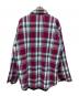 FIVE BROTHER (ファイブブラザー) 裏キルティングヘビーネルシャツ パープル×ホワイト サイズ:SIZE L：9000円