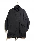 ATONエイトン）の古着「AIR WEATHER SHORT MODS COAT 」｜ブラック