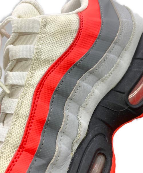 NIKE（ナイキ）NIKE (ナイキ) AIR MAX 95 ESSENTIAL レッド×ホワイト サイズ:27cmの古着・服飾アイテム