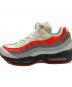 NIKE (ナイキ) AIR MAX 95 ESSENTIAL レッド×ホワイト サイズ:27cm：8000円
