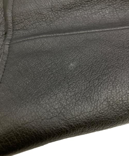 SHISHIKUI（シシクイ）SHISHIKUI (シシクイ) レザー クロップドジャケット ブラック サイズ:Sの古着・服飾アイテム