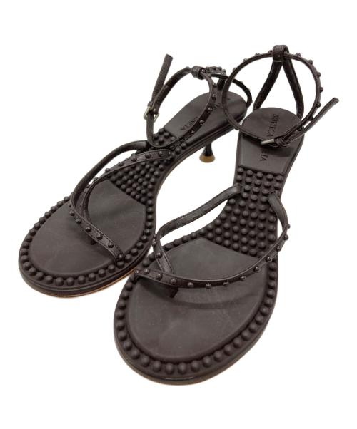 BOTTEGA VENETA（ボッテガベネタ）BOTTEGA VENETA (ボッテガベネタ) ラグーンバブル トングサンダル/Lagoon Bubble Thong Sandals ブラウン サイズ:35の古着・服飾アイテム