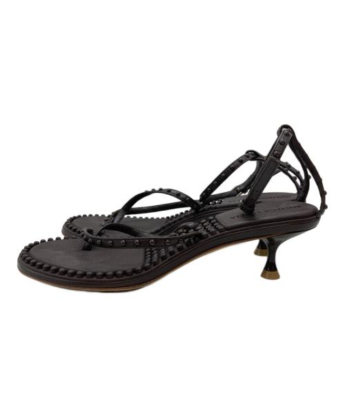 BOTTEGA VENETA（ボッテガベネタ）BOTTEGA VENETA (ボッテガベネタ) ラグーンバブル トングサンダル/Lagoon Bubble Thong Sandals ブラウン サイズ:35の古着・服飾アイテム
