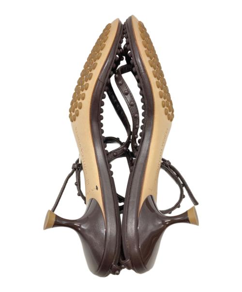 BOTTEGA VENETA（ボッテガベネタ）BOTTEGA VENETA (ボッテガベネタ) ラグーンバブル トングサンダル/Lagoon Bubble Thong Sandals ブラウン サイズ:35の古着・服飾アイテム