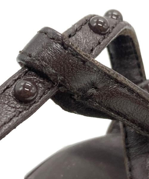 BOTTEGA VENETA（ボッテガベネタ）BOTTEGA VENETA (ボッテガベネタ) ラグーンバブル トングサンダル/Lagoon Bubble Thong Sandals ブラウン サイズ:35の古着・服飾アイテム