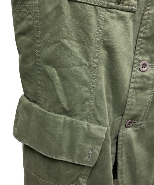 DIESEL（ディーゼル）DIESEL (ディーゼル) ミリタリージャケット グリーン サイズ:不明(実寸参照）の古着・服飾アイテム