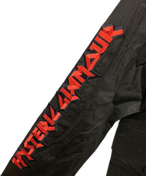 Hysteric Glamour（ヒステリックグラマー）Hysteric Glamour (ヒステリックグラマー) 刺繍ミリタリーシャツ ブラック サイズ:Sの古着・服飾アイテム