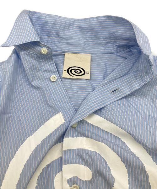 SOL soonerorlater（ソル スーナーオアレイター）SOL soonerorlater (ソル スーナーオアレイター) refomed (リフォメッド) GuruGuru SLOUCH SHIRT ブルー サイズ:2の古着・服飾アイテム