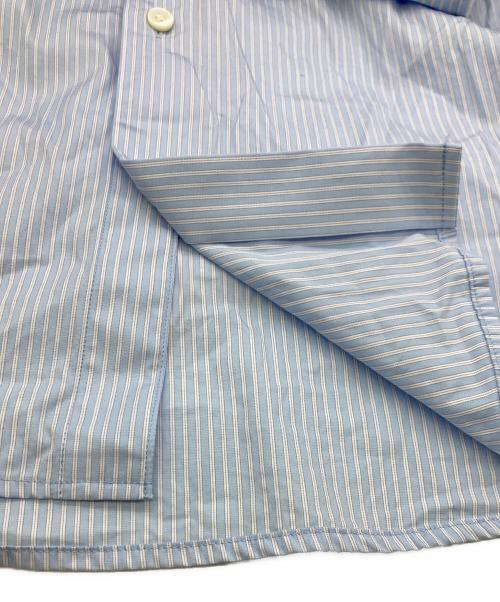SOL soonerorlater（ソル スーナーオアレイター）SOL soonerorlater (ソル スーナーオアレイター) refomed (リフォメッド) GuruGuru SLOUCH SHIRT ブルー サイズ:2の古着・服飾アイテム