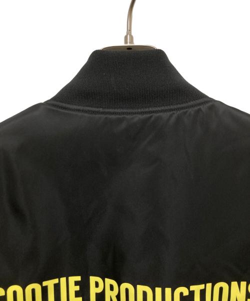 COOTIE PRODUCTIONS（クーティープロダクツ）COOTIE PRODUCTIONS (クーティープロダクツ) Nylon SatinStadium Jacket ブラック サイズ:Mの古着・服飾アイテム