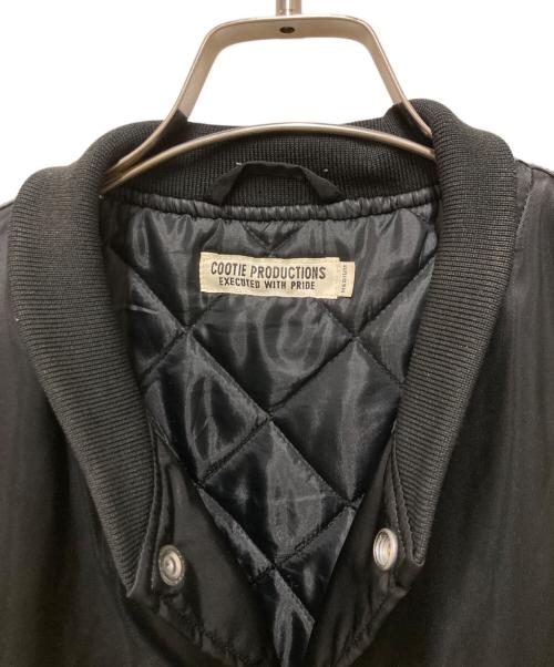 COOTIE PRODUCTIONS（クーティープロダクツ）COOTIE PRODUCTIONS (クーティープロダクツ) Nylon SatinStadium Jacket ブラック サイズ:Mの古着・服飾アイテム