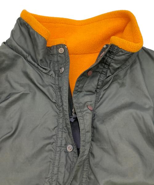 Patagonia（パタゴニア）Patagonia (パタゴニア) 90s リバーシブル グリセードフリースジャケット グレー×オレンジ サイズ:XSの古着・服飾アイテム