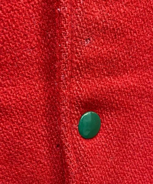 USED（USED）USED (USED) レタードスタジャン レッド サイズ:42の古着・服飾アイテム
