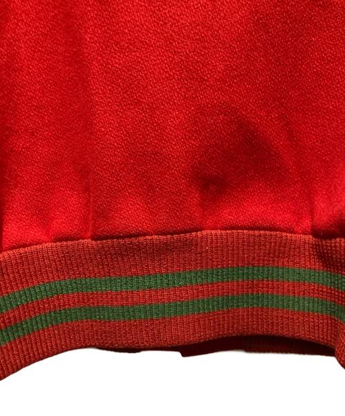 USED（USED）USED (USED) レタードスタジャン レッド サイズ:42の古着・服飾アイテム