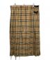 Burberry's（バーバリーズ）の古着「ノバチェックラップスカート」｜ブラウン