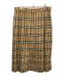 Burberry's (バーバリーズ) ノバチェックラップスカート ブラウン サイズ:19：8000円