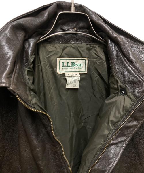 L.L.Bean（エルエルビーン）L.L.Bean (エルエルビーン) 80s A-2タイプレザージャケット ブラウン サイズ:Lの古着・服飾アイテム
