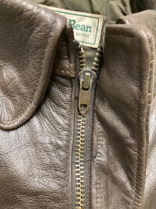 L.L.Bean（エルエルビーン）L.L.Bean (エルエルビーン) 80s A-2タイプレザージャケット ブラウン サイズ:Lの古着・服飾アイテム