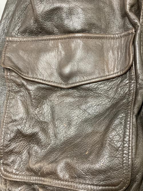 L.L.Bean（エルエルビーン）L.L.Bean (エルエルビーン) 80s A-2タイプレザージャケット ブラウン サイズ:Lの古着・服飾アイテム
