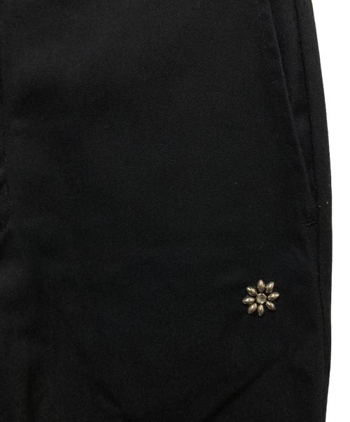 Dickies（ディッキーズ）Dickies (ディッキーズ) htc (エイチティーシー) フラワー スタッズ ワークパンツ ブラック サイズ:32の古着・服飾アイテム