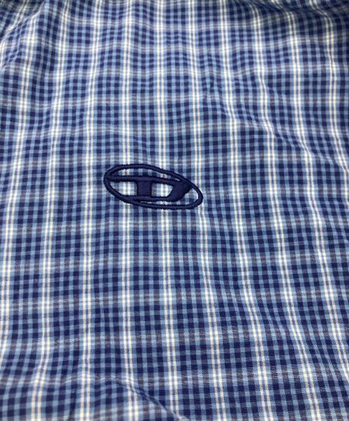 DIESEL（ディーゼル）DIESEL (ディーゼル) チェックシャツ ブルー サイズ:44の古着・服飾アイテム