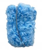 DRIES VAN NOTENドリスヴァンノッテン）の古着「M.L.POUCH SKY リアルファーショルダーポーチ/ M.L.POUCH SKY Real Fur Shoulder Pouch」｜ブルー