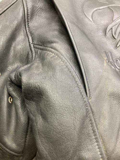 HARLEY-DAVIDSON（ハーレーダビッドソン）HARLEY-DAVIDSON (ハーレーダビッドソン) レザーライダースジャケット ブラック サイズ:40の古着・服飾アイテム