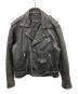 HARLEY-DAVIDSON（ハーレーダビッドソン）の古着「レザーライダースジャケット」｜ブラック
