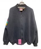 NEO MAXネオ マックス）の古着「80s アートパッチキルトジャケット」｜ブラック