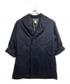 ISSEY MIYAKEイッセイミヤケ）の古着「WINDCOAT パデットロングコート/Padded long coat」｜ネイビー