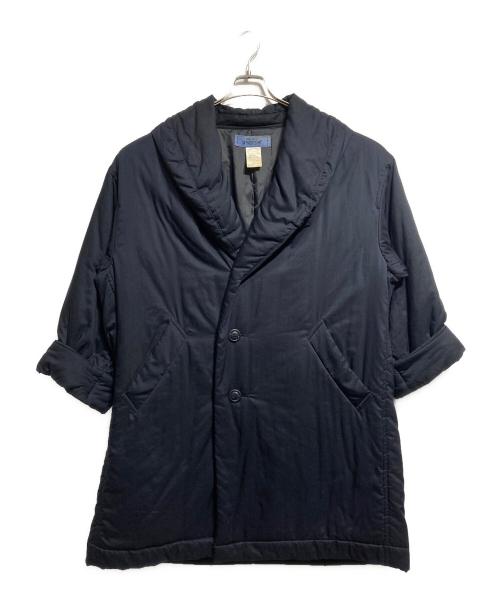 ISSEY MIYAKE（イッセイミヤケ）ISSEY MIYAKE (イッセイミヤケ) WINDCOAT パデットロングコート/Padded long coat ネイビー サイズ:Sの古着・服飾アイテム