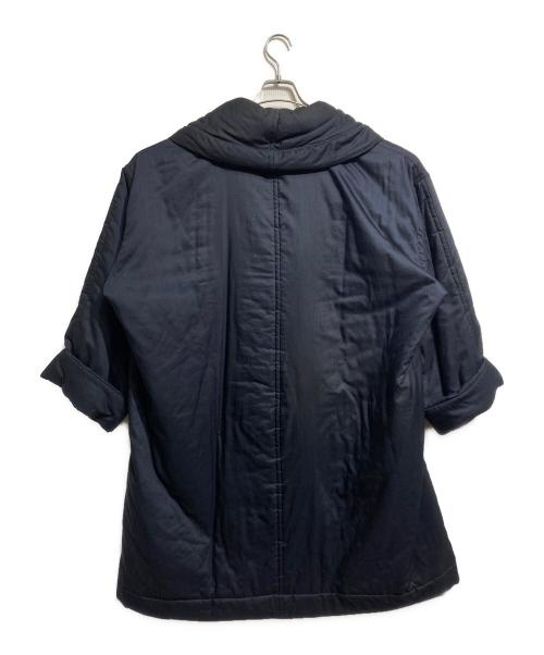 ISSEY MIYAKE（イッセイミヤケ）ISSEY MIYAKE (イッセイミヤケ) WINDCOAT パデットロングコート/Padded long coat ネイビー サイズ:Sの古着・服飾アイテム