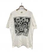 POP SHOPポップショップ）の古着「プリントTシャツ」｜ホワイト