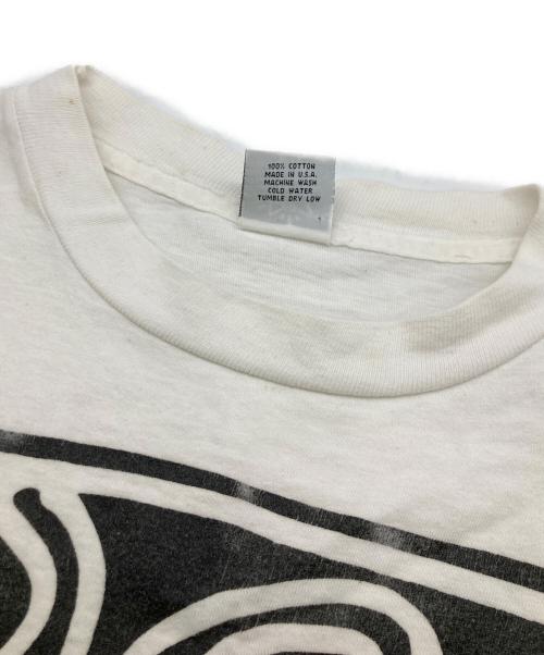 POP SHOP（ポップショップ）POP SHOP (ポップショップ) プリントTシャツ ホワイト サイズ:Lの古着・服飾アイテム