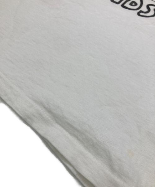 POP SHOP（ポップショップ）POP SHOP (ポップショップ) プリントTシャツ ホワイト サイズ:Lの古着・服飾アイテム