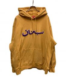 SUPREME（シュプリーム）の古着「Arabic Logo Hooded Sweatshirt」｜イエロー