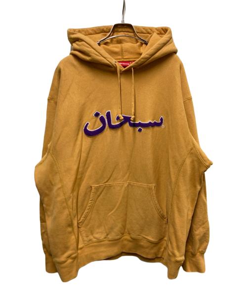 SUPREME（シュプリーム）SUPREME (シュプリーム) Arabic Logo Hooded Sweatshirt イエロー サイズ:XLの古着・服飾アイテム