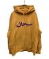 SUPREME（シュプリーム）の古着「Arabic Logo Hooded Sweatshirt」｜イエロー