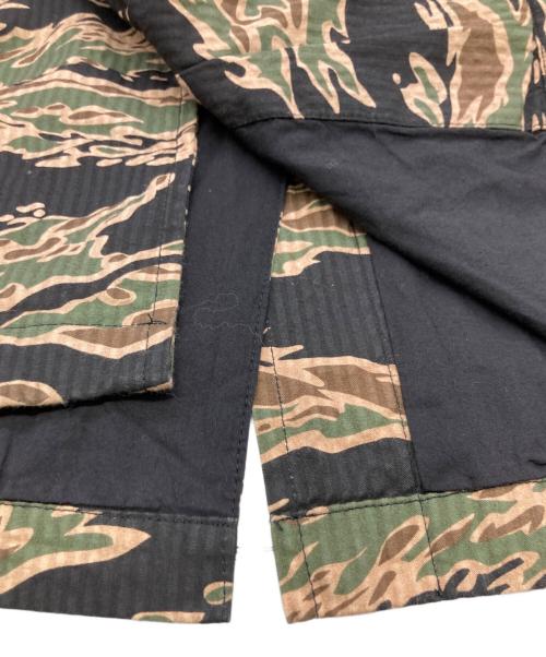 stussy（ステューシー）stussy (ステューシー) タイガーカモコート オリーブ サイズ:Sの古着・服飾アイテム