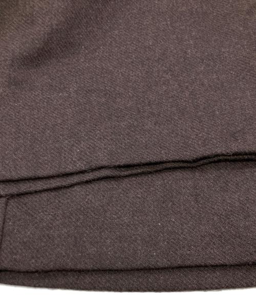 ZARA（ザラ）ZARA (ザラ) SOSHIOTSUKI (ソウシ オオツキ) フランネルスーツパンツ ブラウン サイズ:40の古着・服飾アイテム