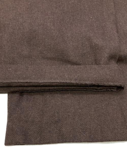 ZARA（ザラ）ZARA (ザラ) SOSHIOTSUKI (ソウシ オオツキ) フランネルスーツパンツ ブラウン サイズ:40の古着・服飾アイテム