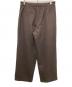 ZARA (ザラ) SOSHIOTSUKI (ソウシ オオツキ) フランネルスーツパンツ ブラウン サイズ:40：12000円