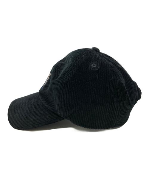 POLO RALPH LAUREN（ポロ・ラルフローレン）POLO RALPH LAUREN (ポロ・ラルフローレン) ポロベアーコーディロイキャップ ブラック サイズ:Fの古着・服飾アイテム