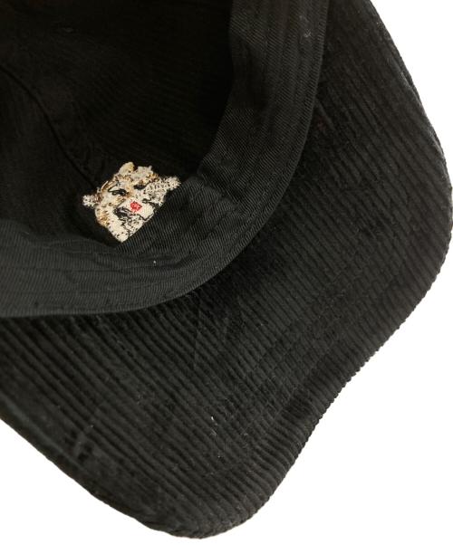 POLO RALPH LAUREN（ポロ・ラルフローレン）POLO RALPH LAUREN (ポロ・ラルフローレン) ポロベアーコーディロイキャップ ブラック サイズ:Fの古着・服飾アイテム